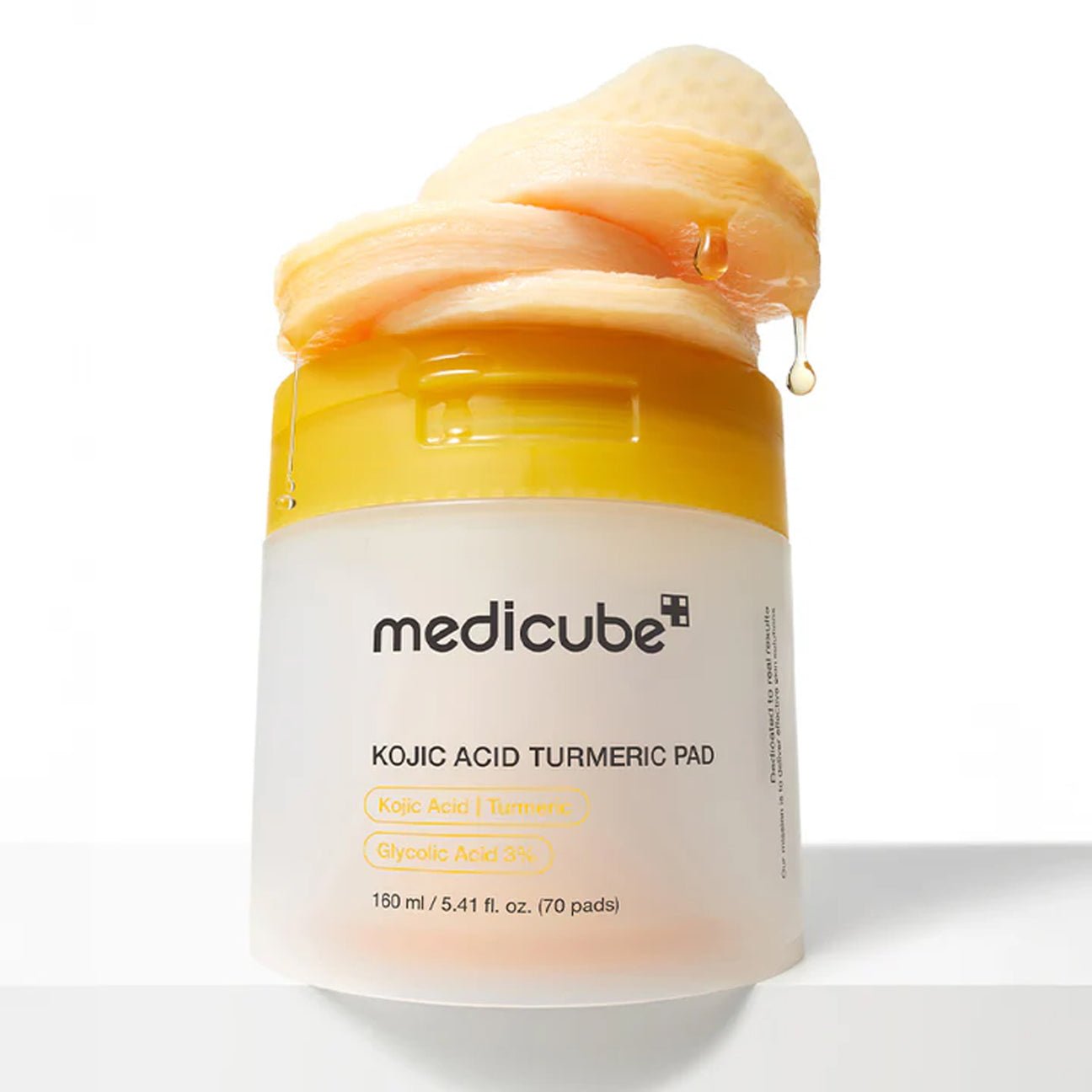 medicube Kojic Acid Turmeric Pads 70 pad ضمادة ميديكوبي بحمض الكوجيك والكركم