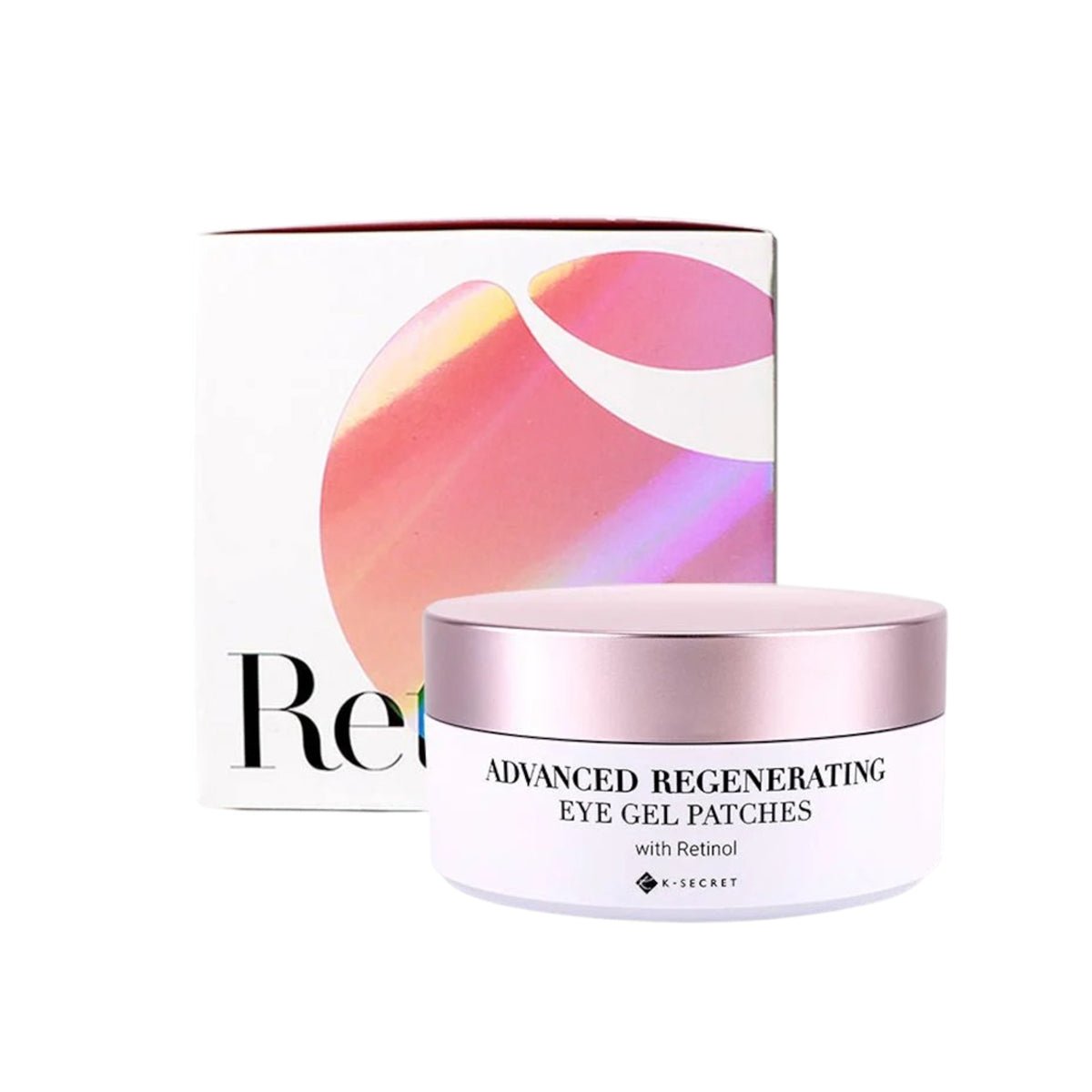 K-Secret Advanced Regenerating Eye Gel Patches Retinol – 60 Pieces لاصقات جل العيون المتطورة والمجددة من كي سيكريت، بالريتينول – 60 قطعة