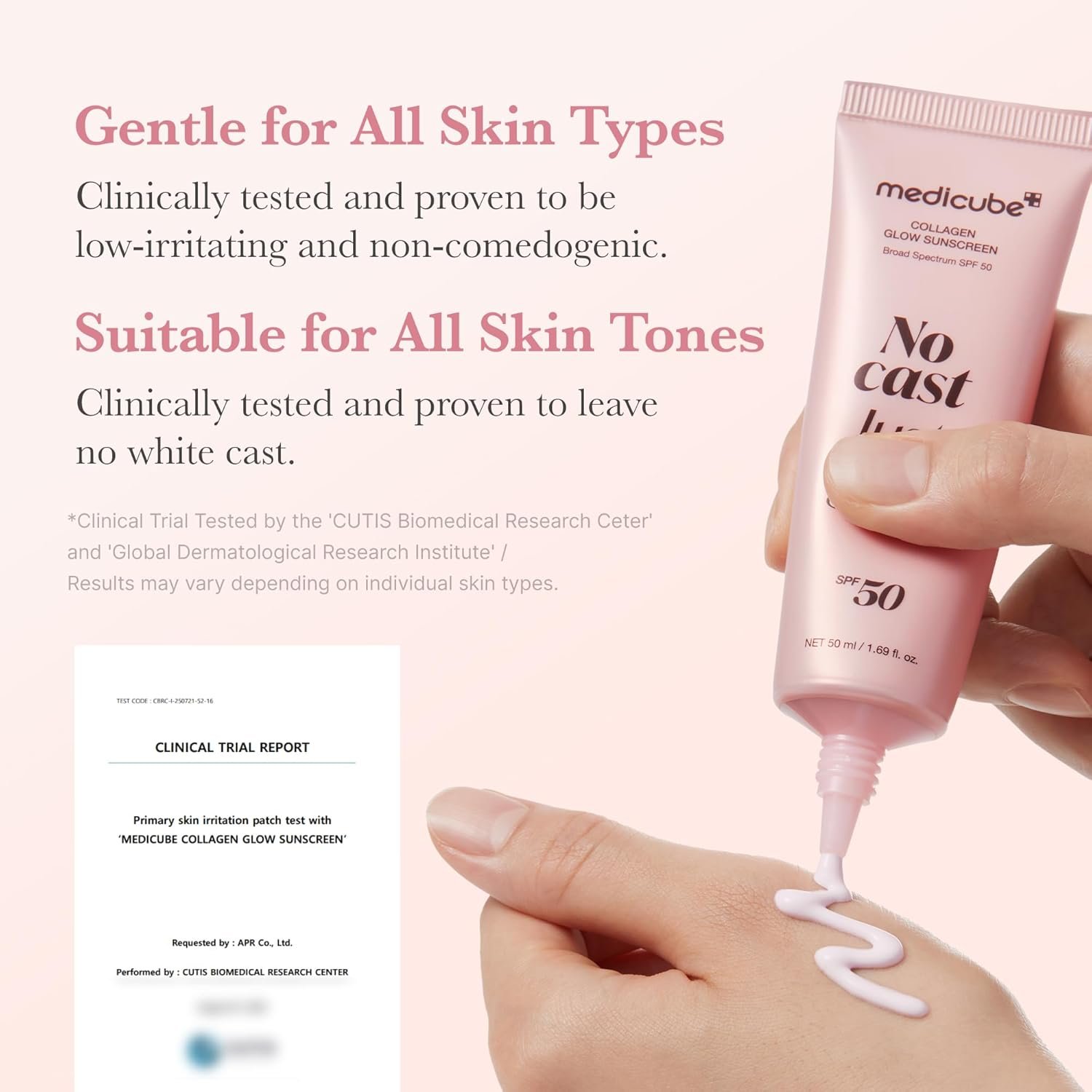 medicube Sunscreen No Cast Just Glow Collagen