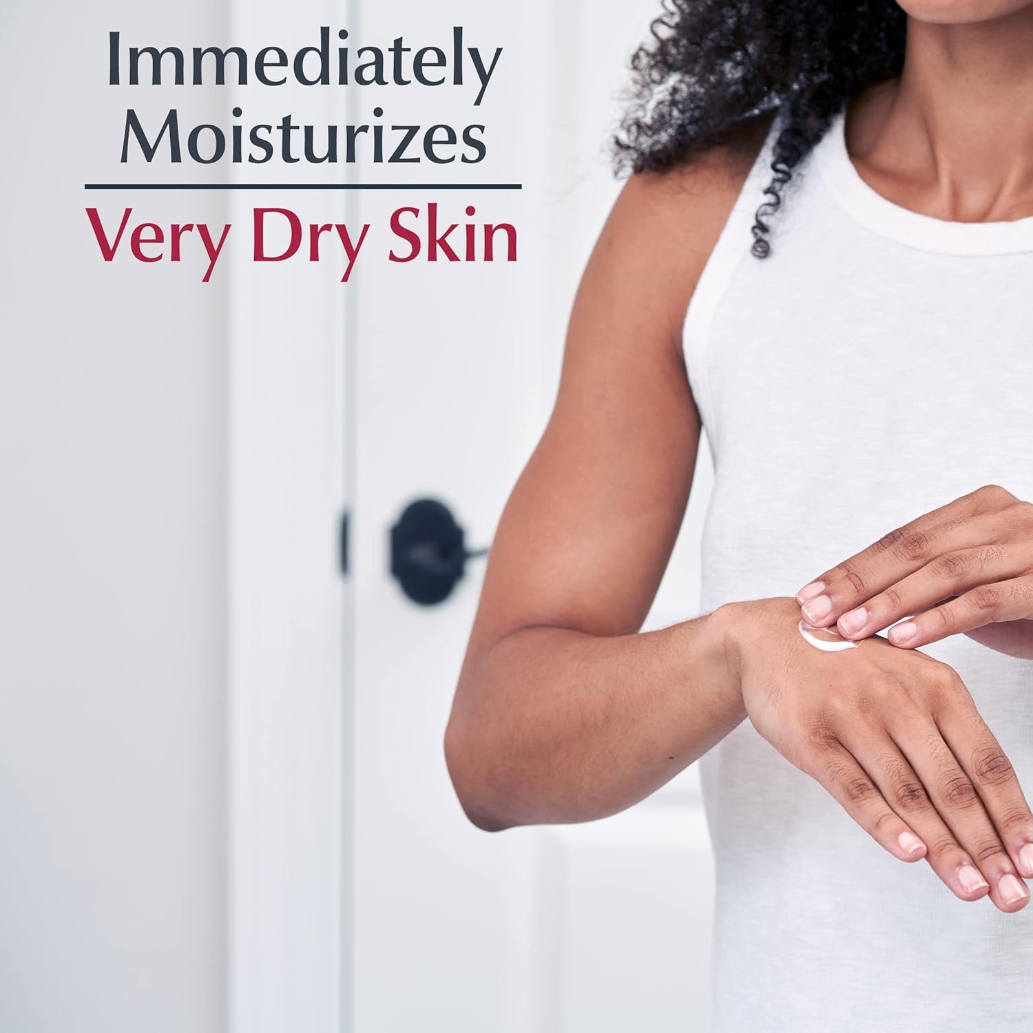 Eucerin Advanced Repair Body Cream for Very Dry Skin, Fragrance Free Daily Body Moisturizer