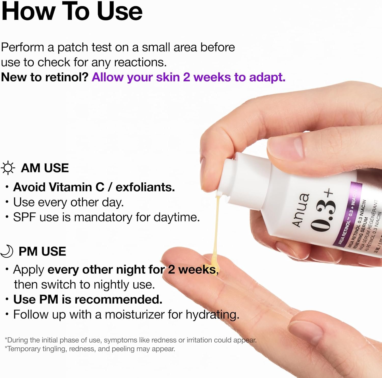 Anua Retinol 0.3% + Niacin Renewing Serum سيروم ريتينول 0.3% + النياسيناميد