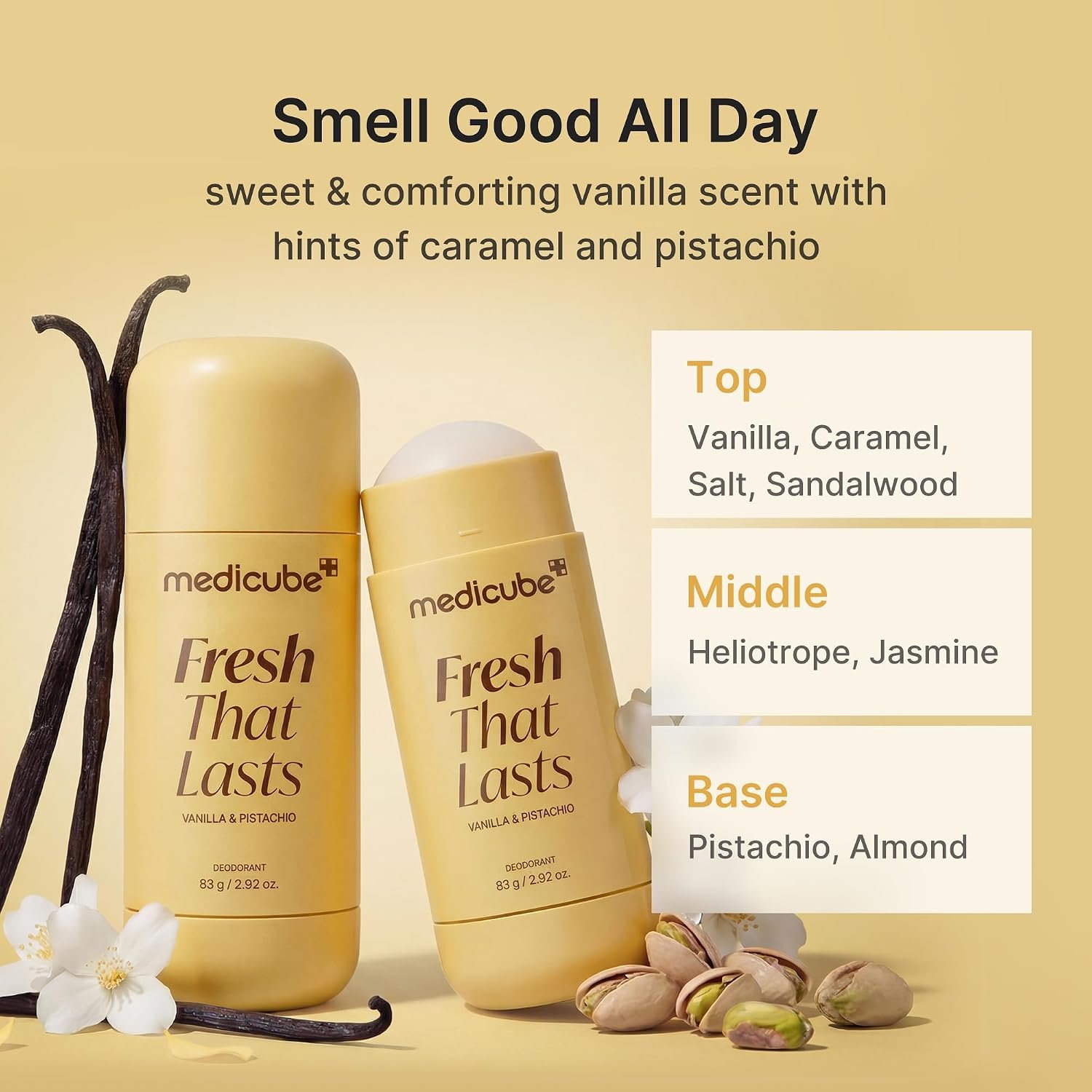 medicube Deodorant Kojic Acid & Turmeric for Women & Men, Aluminum-Free مزيل عرق ميديكوب بحمض الكوجيك