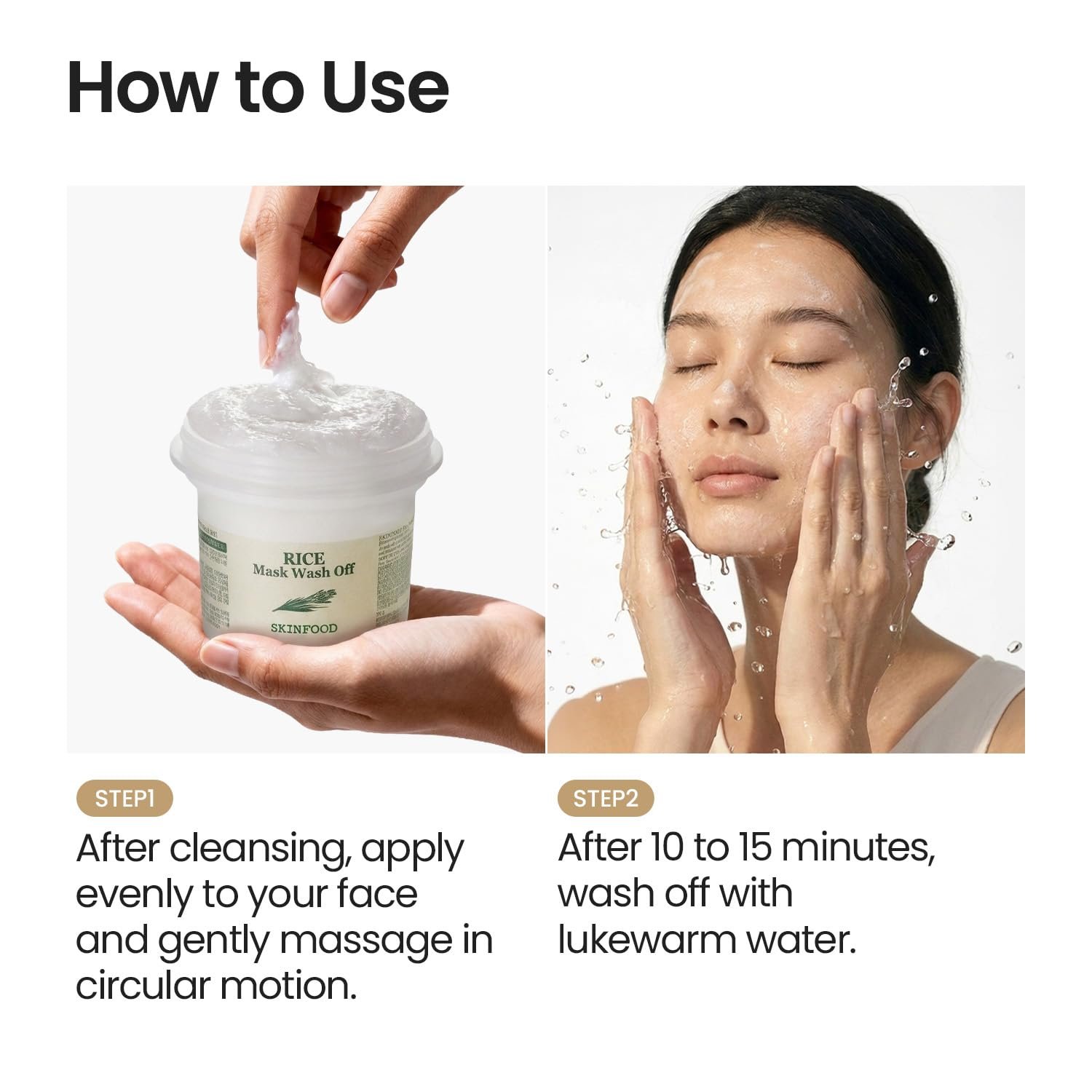 SKINFOOD Rice Mask Wash Off قناع الأرز من سكين فود 120