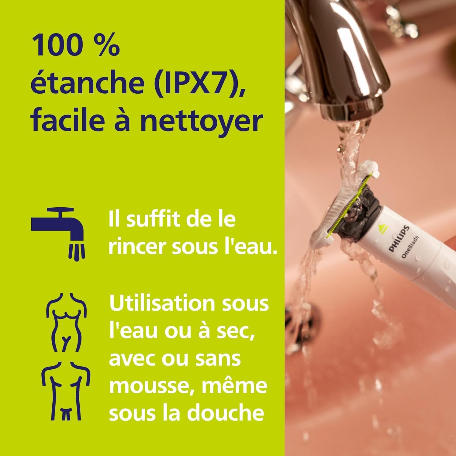Philips OneBlade Intimate – Tondeuse & Rasoir zones sensibles