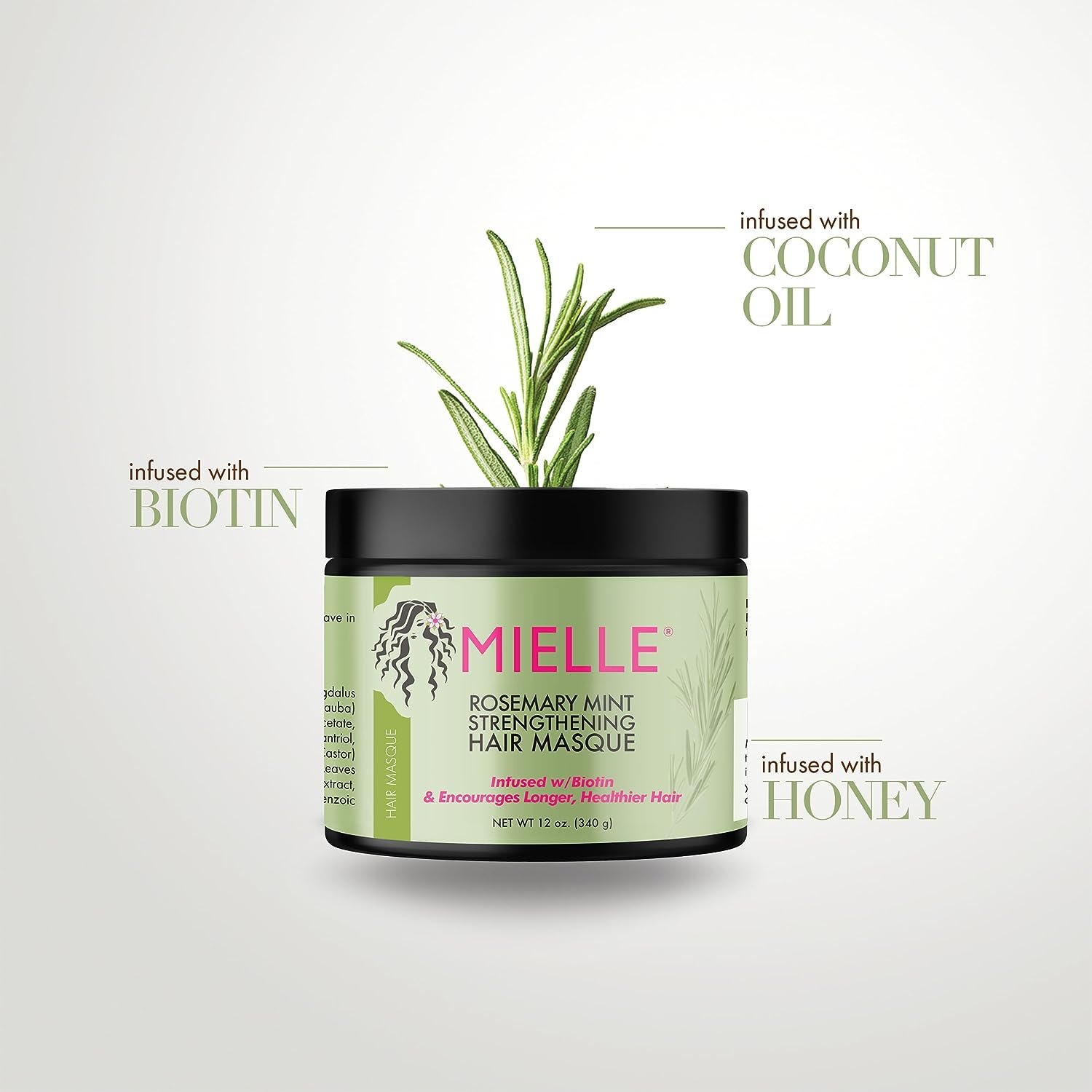 قناع تقوية الشعر بالنعناع من روزماري  Rosemary Mint  Hair Mask
