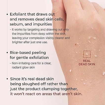 Dr.Melaxin Peel Shot  Ampoule exfoliante au riz noir 80ml