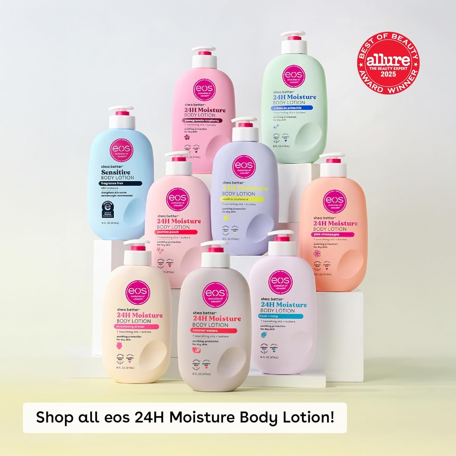 EOS Shea Better 24H Moisture Body Lotion Vanilla Cashmere 473ml