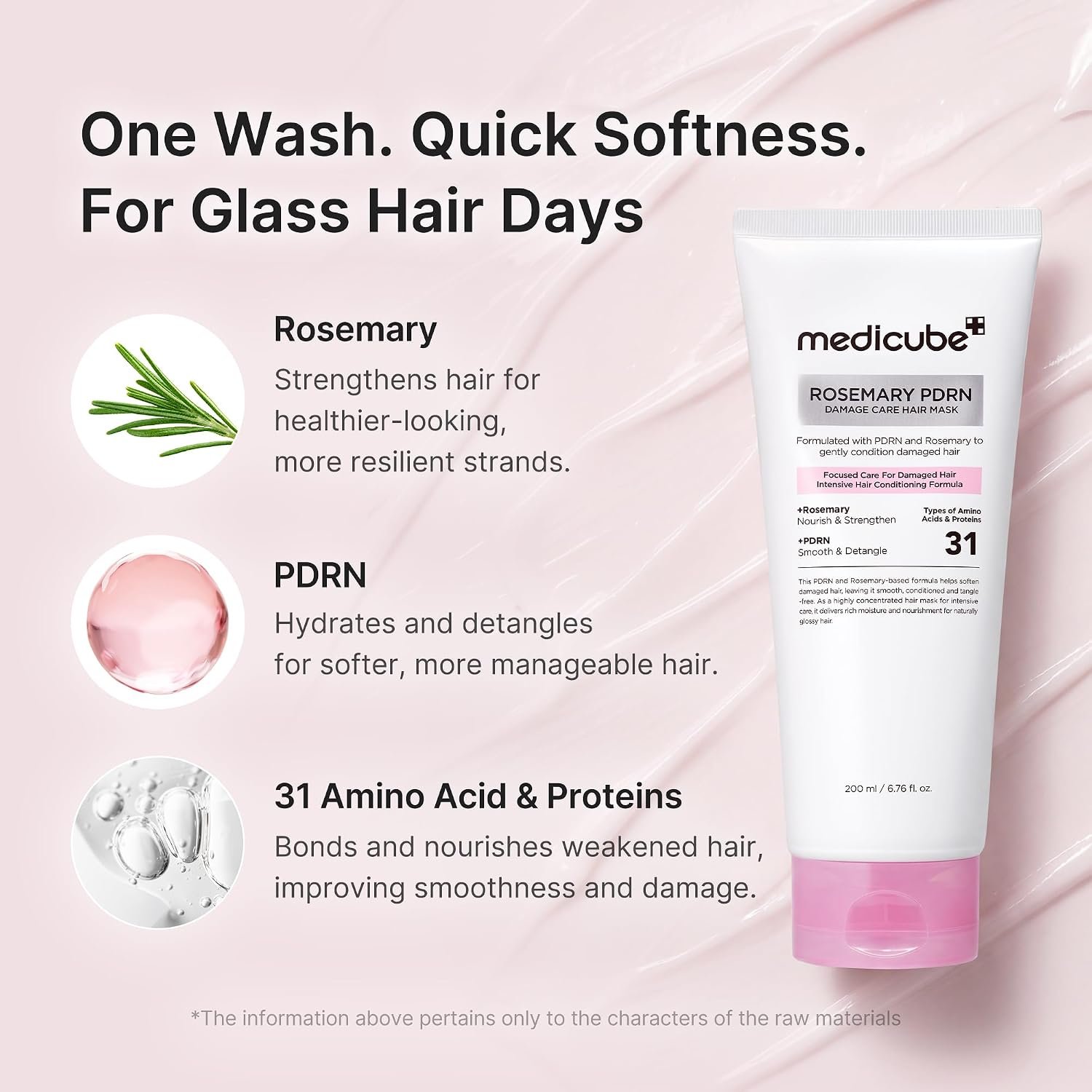 Medicube Rosemary PDRN Deep Damage Care Hair Mask