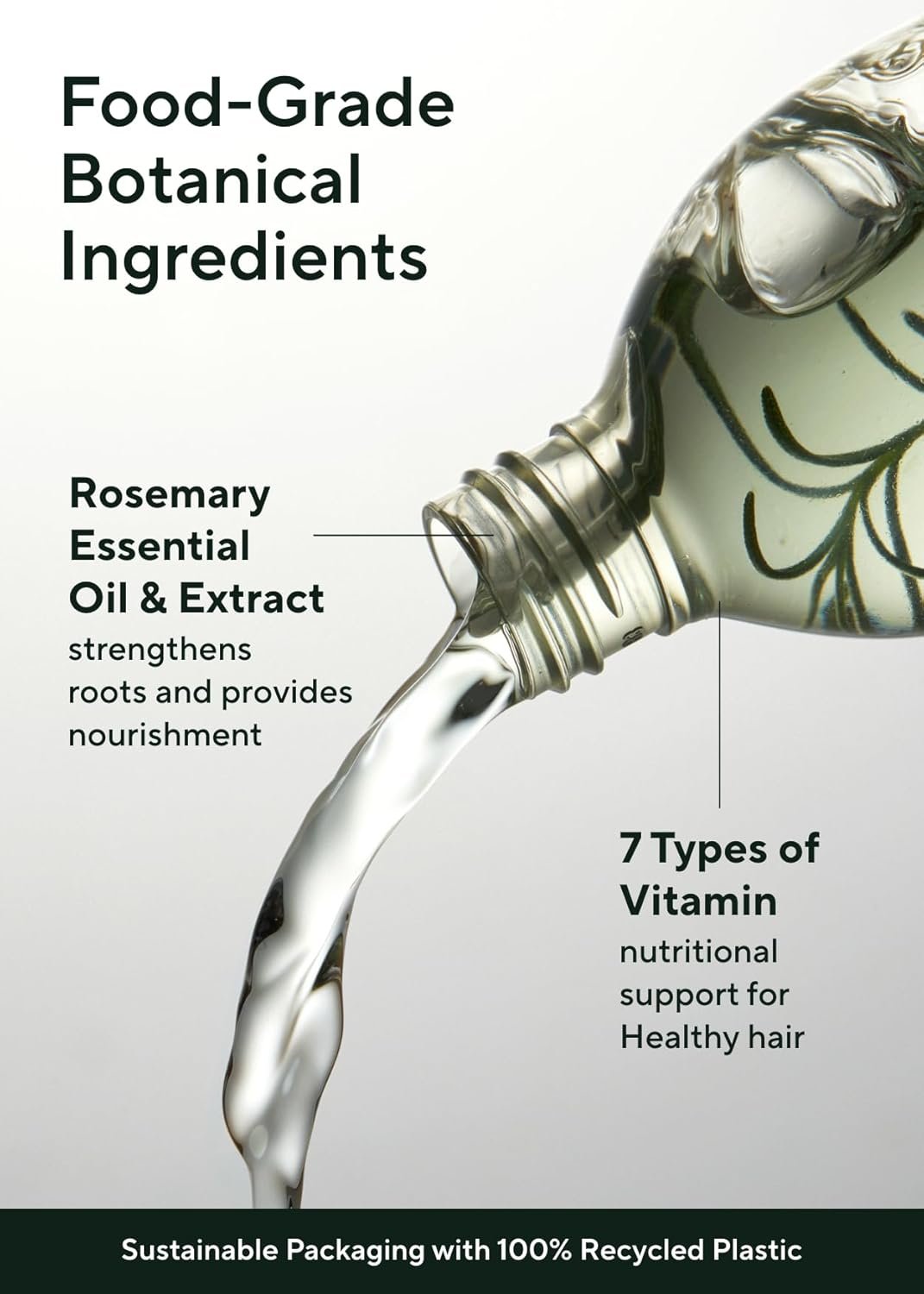 AROMATICA Root Enhancer Rosemary Water for Hair Growth spray – with Rosemary hair oil & caffeine & biotin – Korean hair care for hair thinning & hair loss – free from silicone, paraben and sulfate