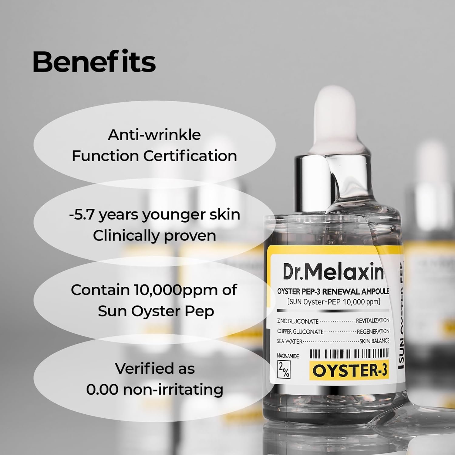 Dr.Melaxin Oyster Pep3 Renewal Ampoule 30ml