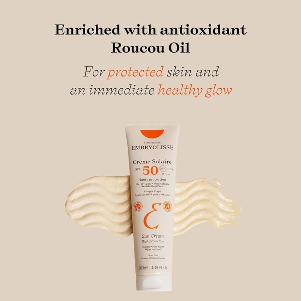 Embryolisse Crème Solaire SPF50 كريم امبريوليس للوقاية من الشمس مع عامل الحماية SPF50