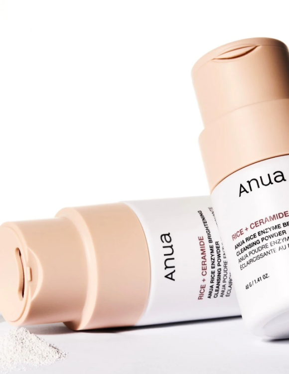 مسحوق تنظيف و تفتيح البشرة من أنوا Anua Rice Enzyme Brightening Cleansing Powder
