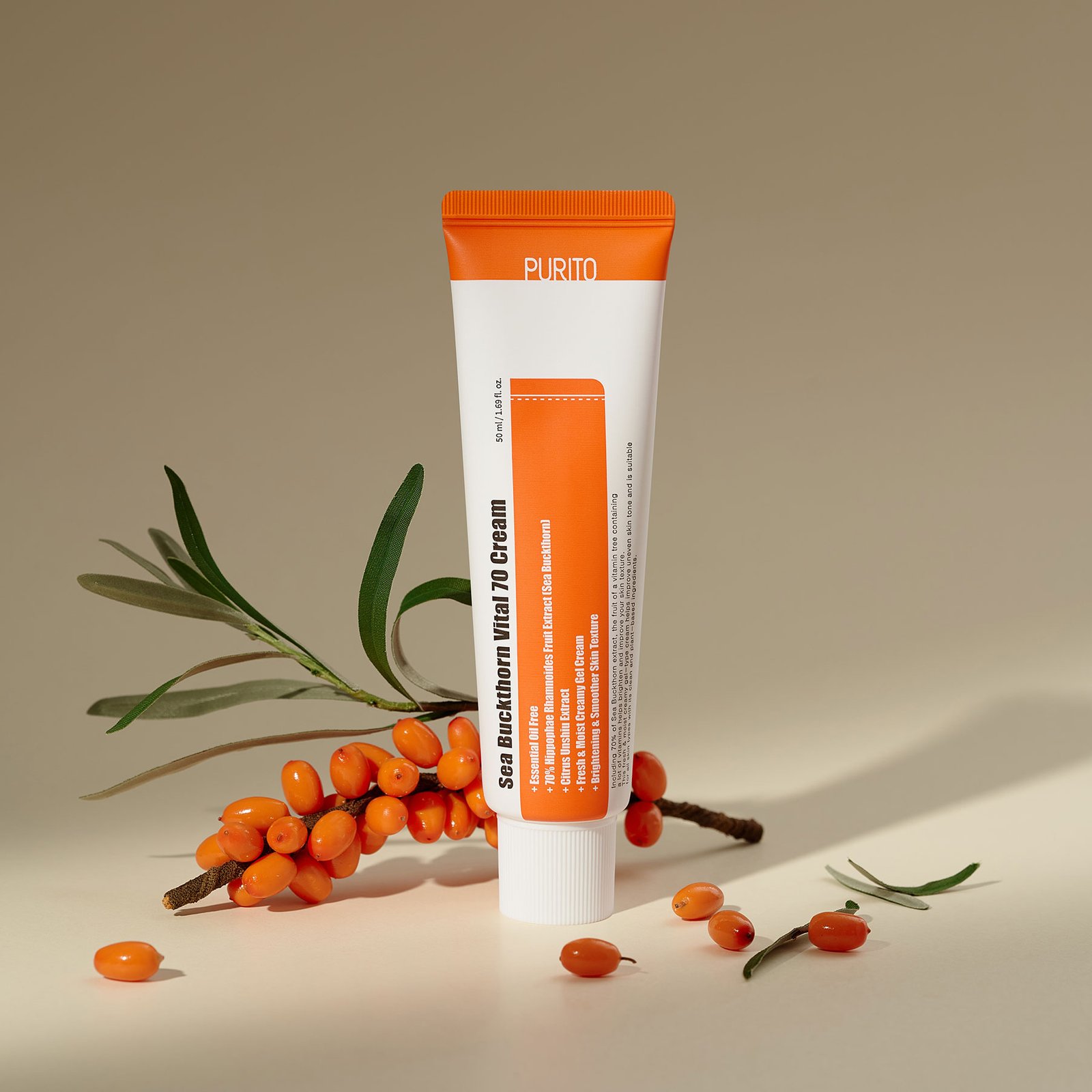 PURITO SEA BUCKTHORN VITAL 70 CREAM 50ML كريم سي باكثورن فيتال 70 من بيوريتو 50 مل