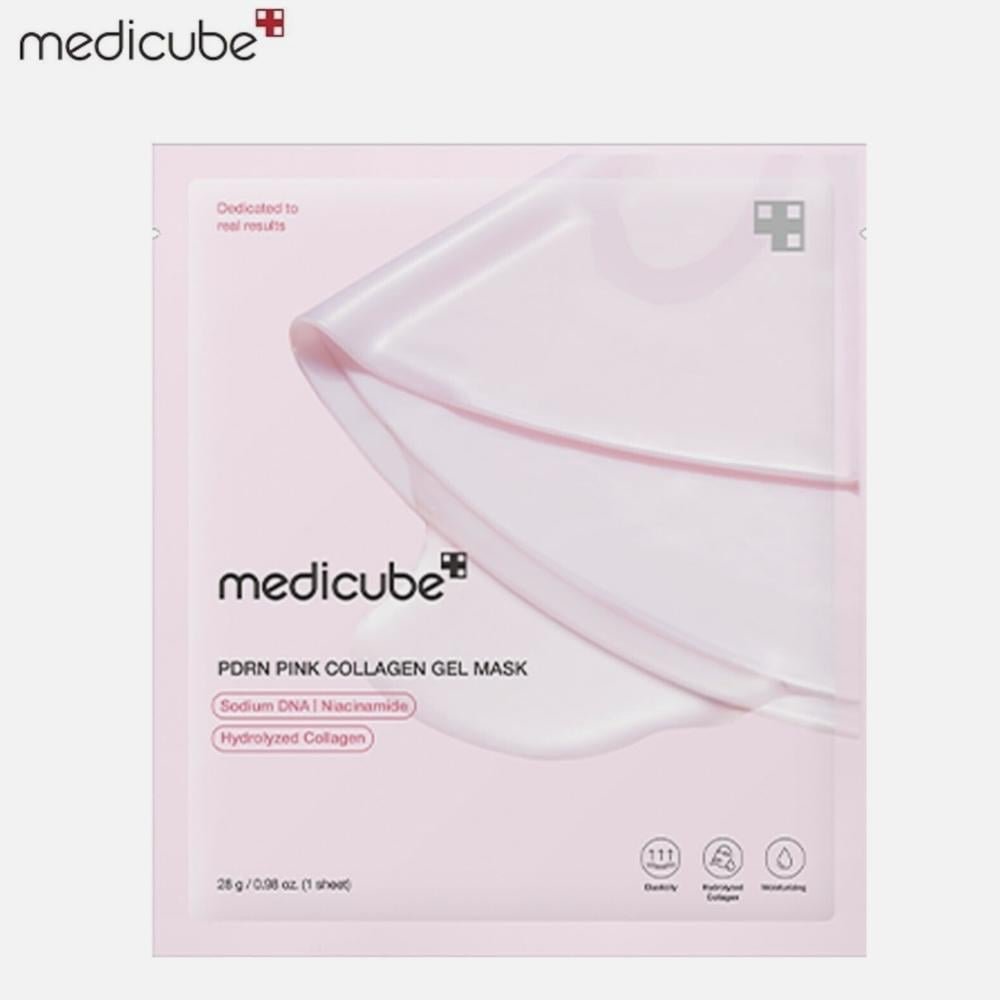 قناع جل الكولاجين الوردي PDRN من ميديكوب MEDICUBE PDRN Pink Collagen Gel Mask