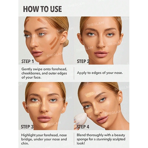 SHEGLAM Color & Sculpt Stick كونتور شيجلام ستيك مزدوج