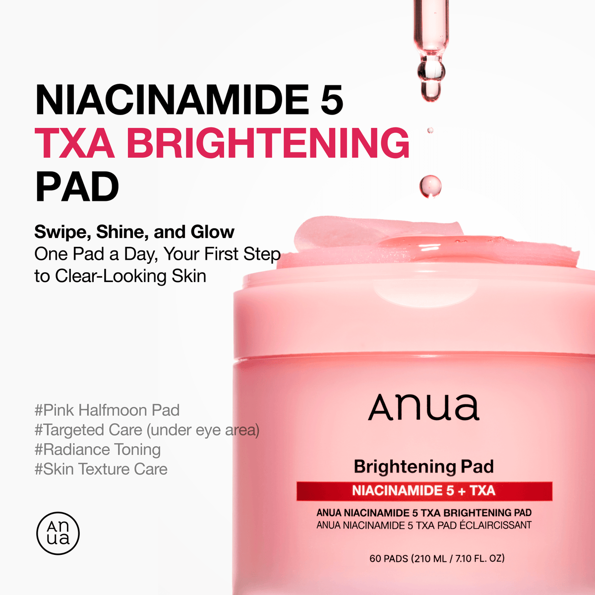 Anua Niacinamide 5 TXA Brightening Pads 60 Pads