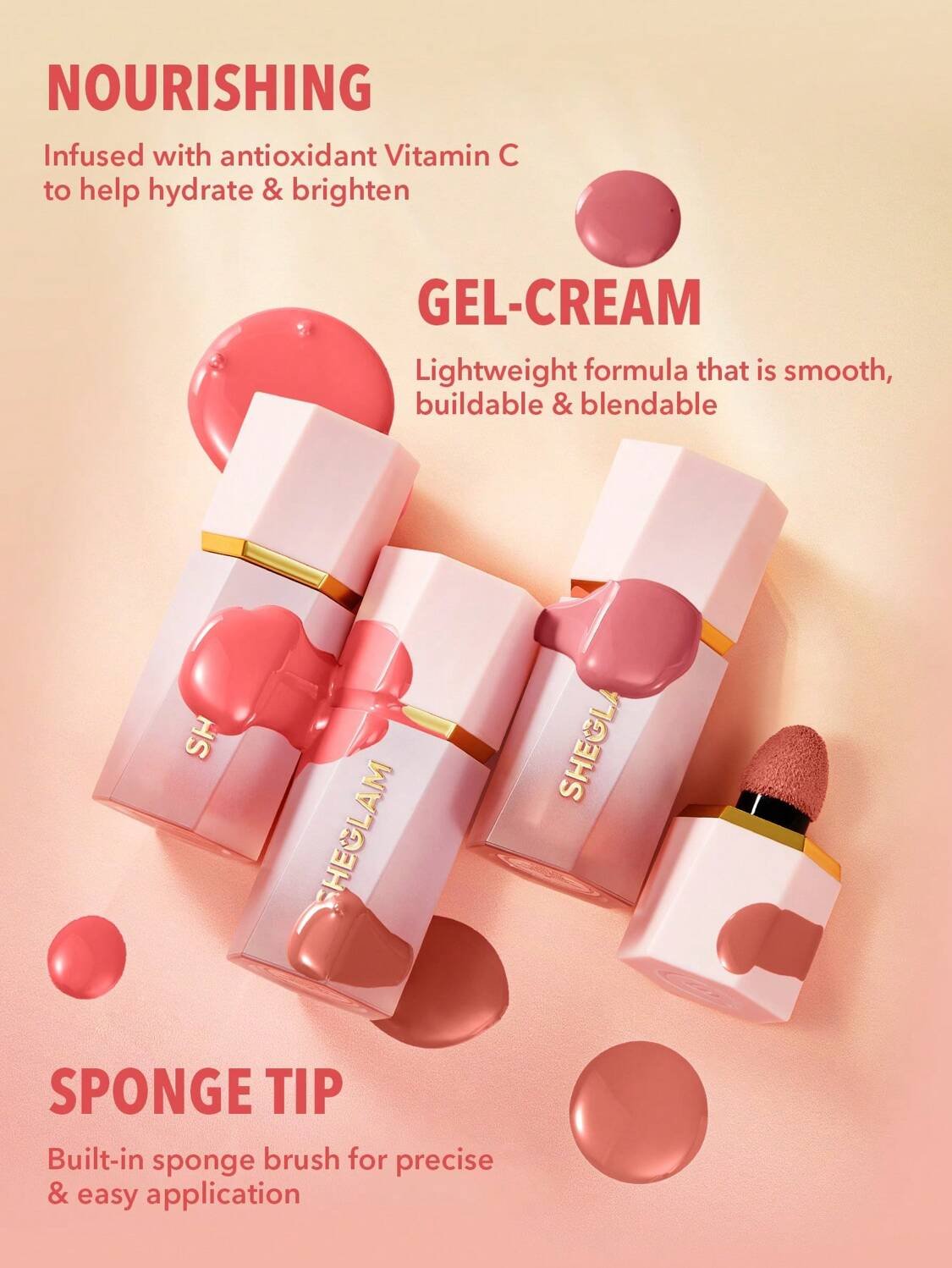 SHEGLAM COLOR BLOOM LIQUID BLUSH بلاشر شيجلام سائل