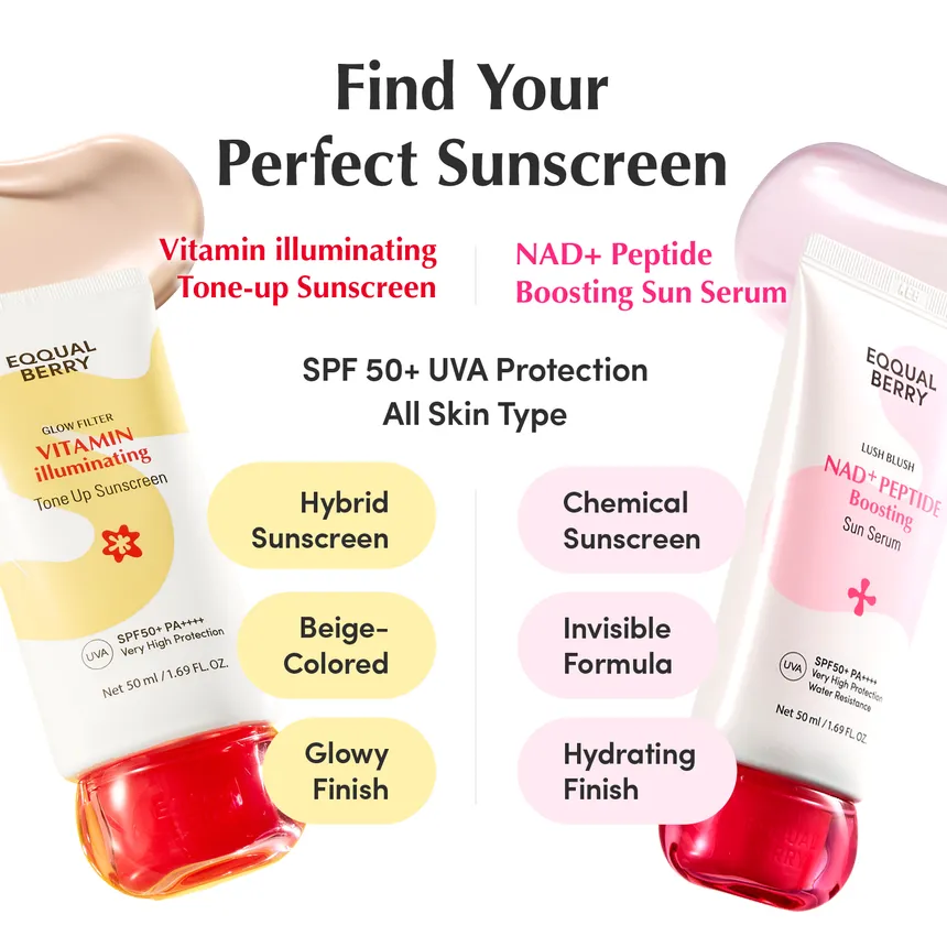 EQQUALBERRY – Vitamin Illuminating Tone Up Sunscreen 50ml