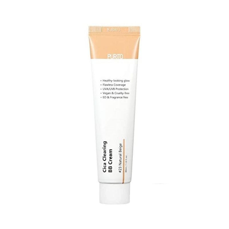 PURITO Cica Clearing BB Cream كريم أساس خفيف بالسيكا من بيوريتو