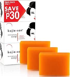 Kojie San Skin Lightening Soap [Pack of 3 Bars, 100gm Each]
