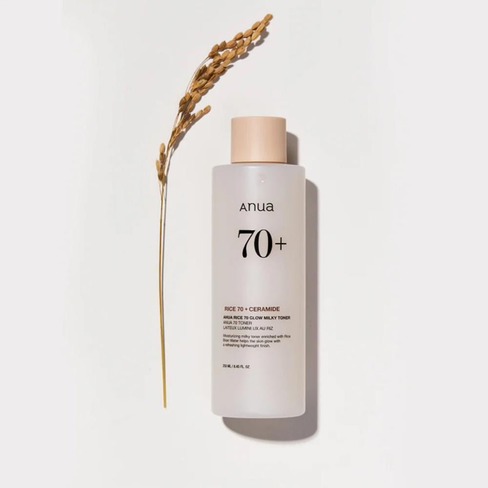 تونر التوهج بخلاصة الأرز من انوا | ANUA Rice 70 Glow milky Toner