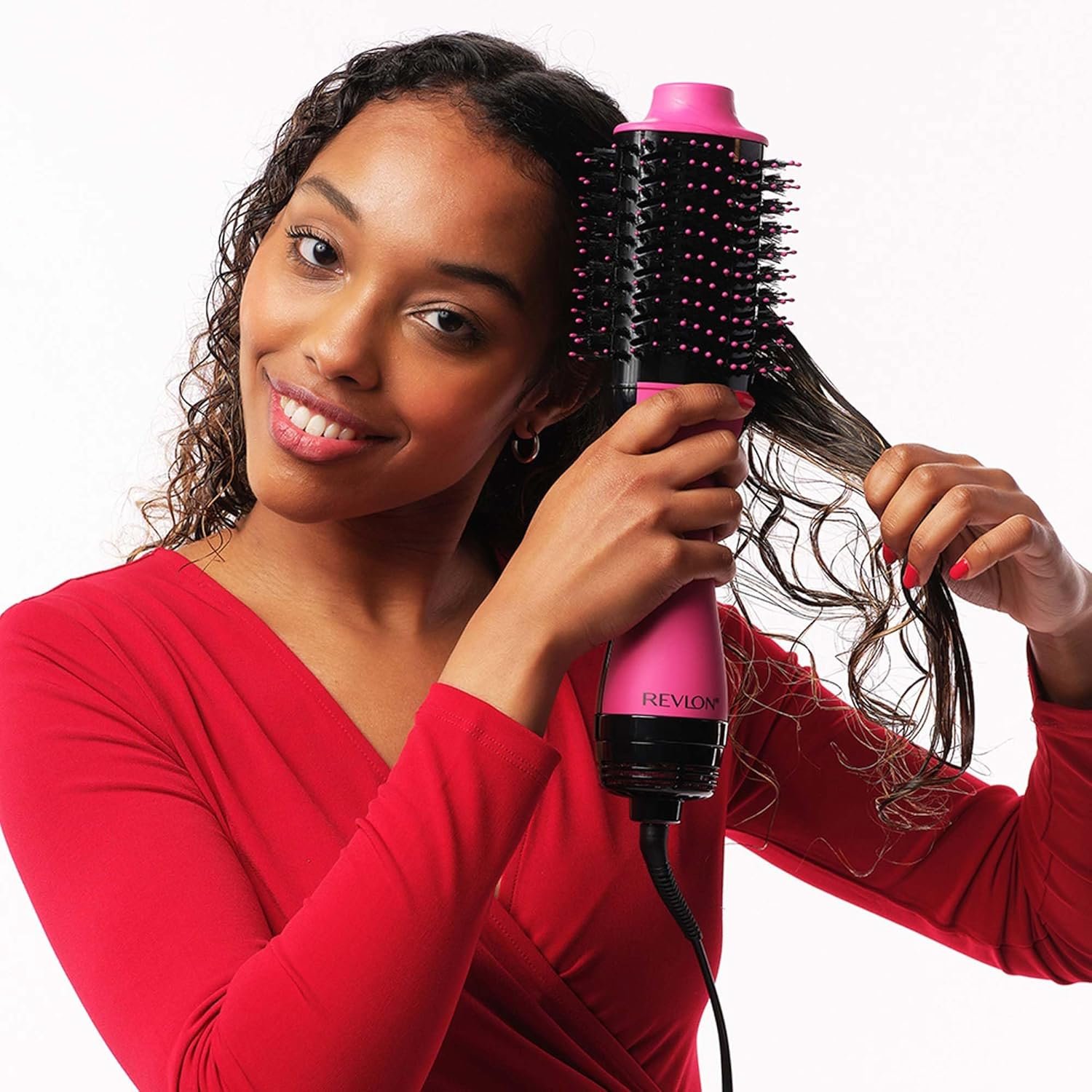 Revlon Salon one-step volumizing hair dryer – Pink, new edition (IONIC and CERAMIC technology, long and medium hair) RVDR5222PE