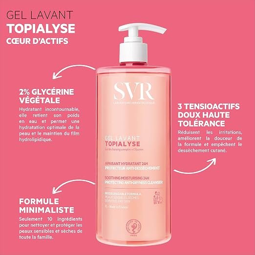 SVR Topialyse Soothing Moisturizing Wash Gel