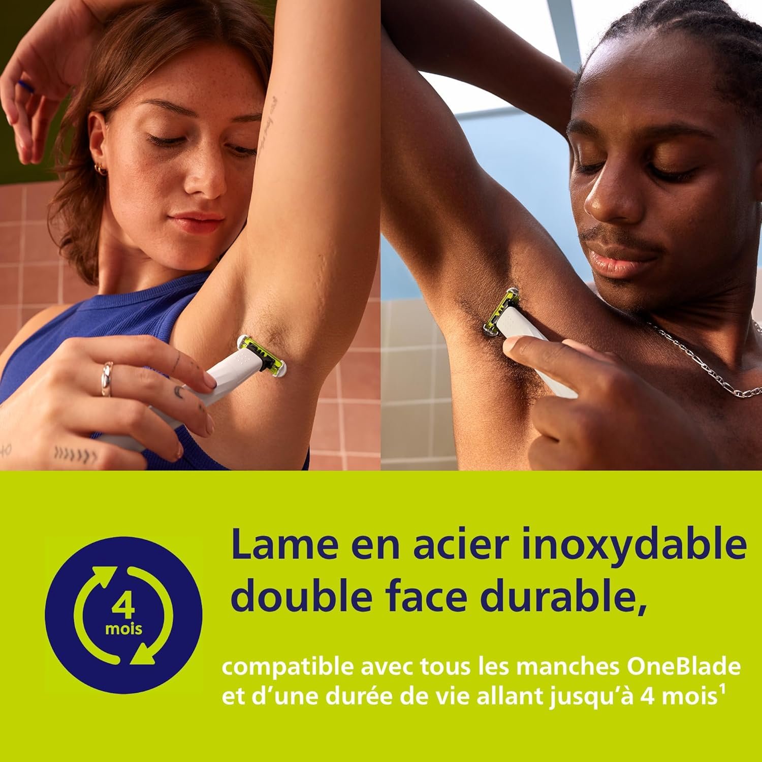 Philips OneBlade Intimate – Tondeuse & Rasoir zones sensibles
