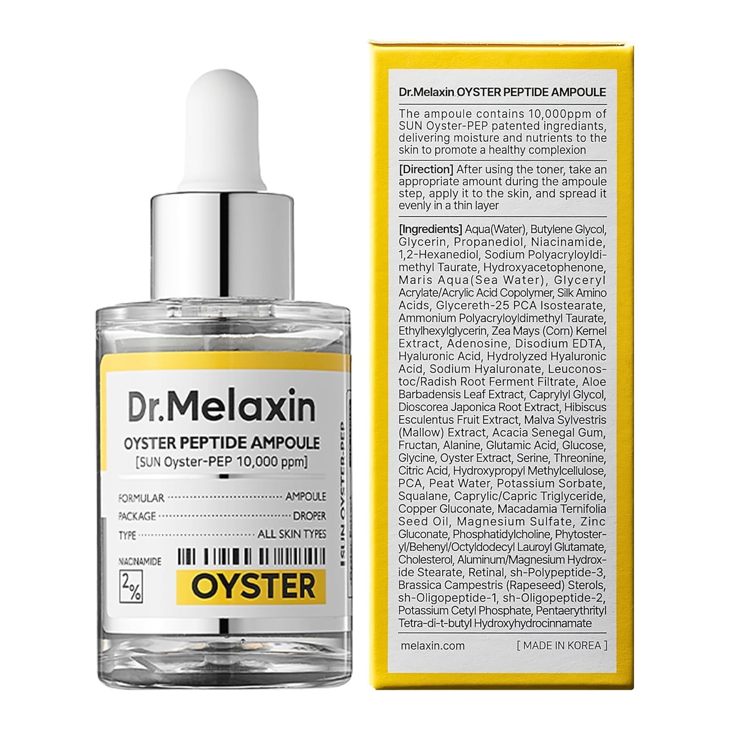 Dr.Melaxin Oyster Pep3 Renewal Ampoule 30ml