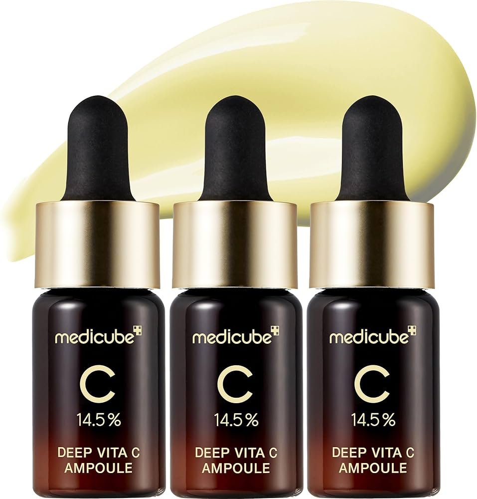 MEDICUBE DEEP VITA C AMPOULE 14,5% مجموعة أمبولات ديب فيتا سي بنسبة 14.5% من ميديكوب