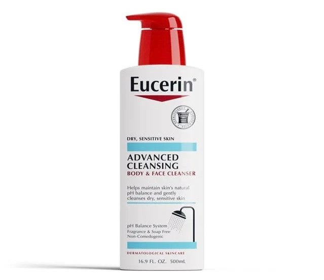 Eucerin Advanced Cleansing Body & Face Cleanser 500 ml – منظف الجسم والوجه المتقدم من يوسيرين