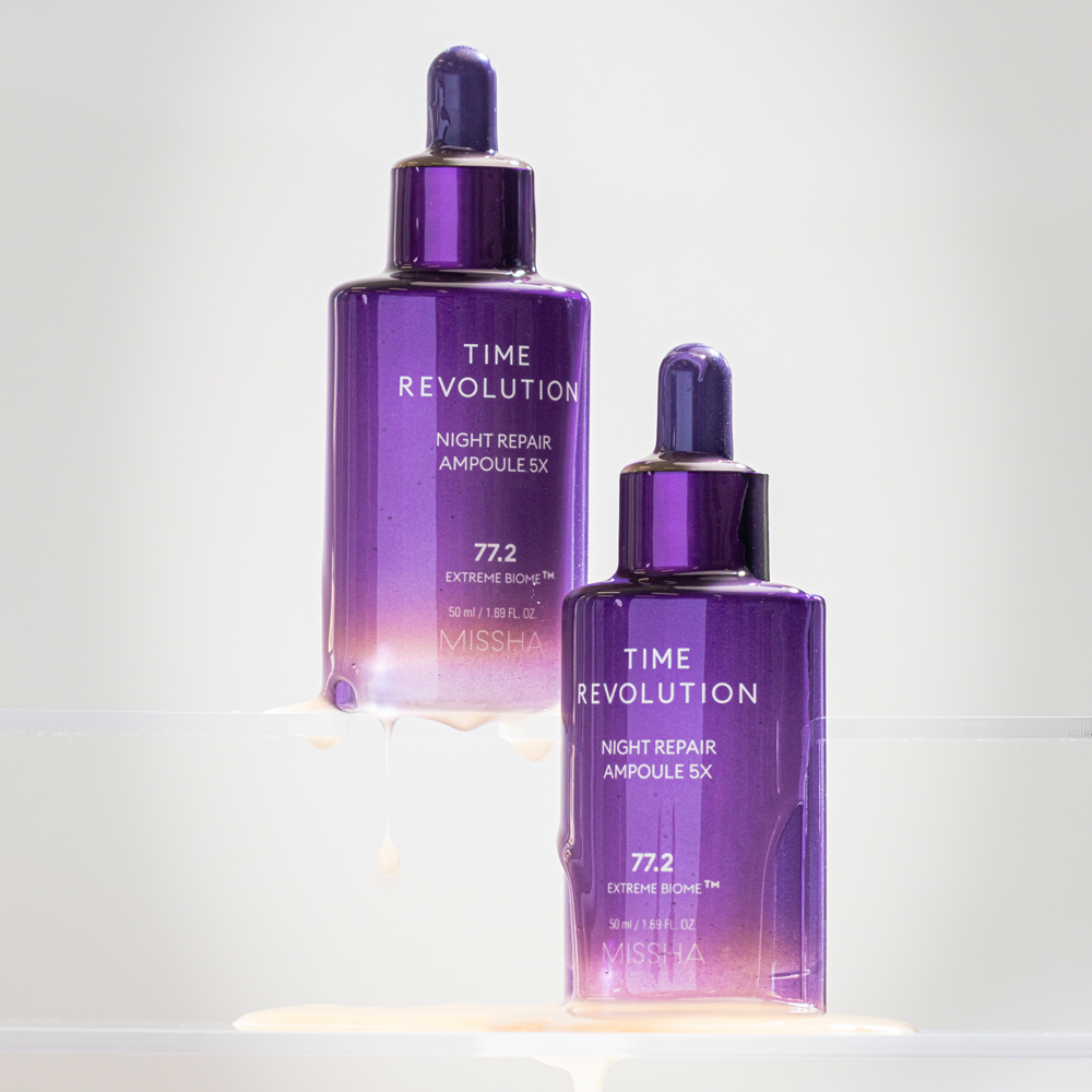 Missha Time Revolution Night Repair Ampoule 5X أمبولة الإصلاح الليلي تايم ريفولوشن من ميشا