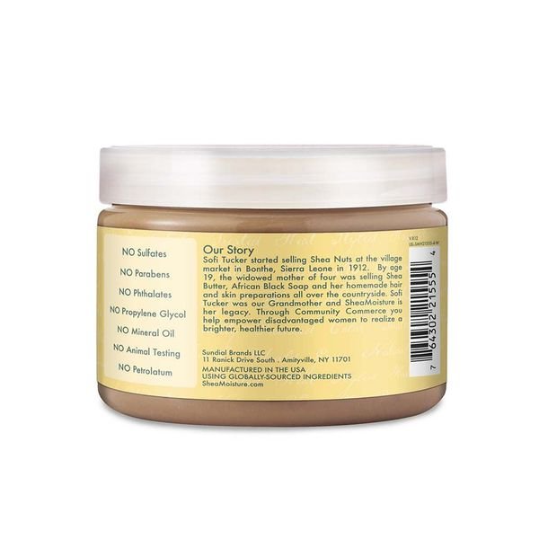 Shea Moisture Strengthen & Restore Treatment Masque 326g كريم مقوي ومنعم للشعر بزيت الخروع الجامايكي الأسود من شيا مويستشر – 326غ