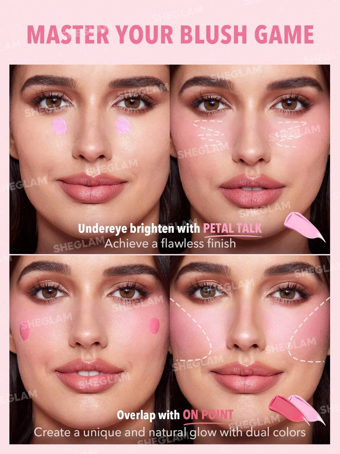 SHEGLAM COLOR BLOOM LIQUID BLUSH بلاشر شيجلام سائل