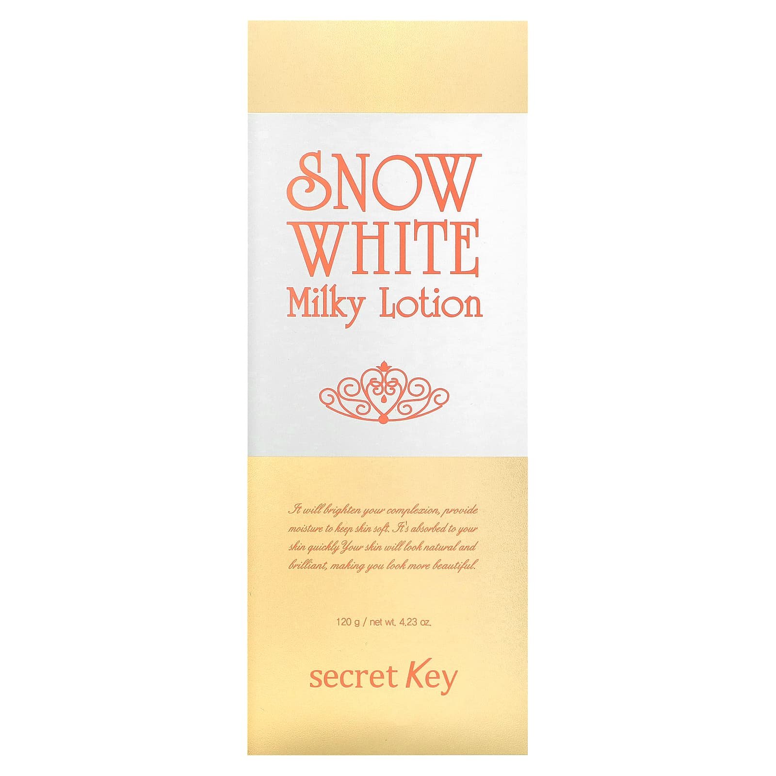 Secret Key Snow White Milky Lotion‏ لوشن تفتيح البشرة العلاجي من سنو وايت