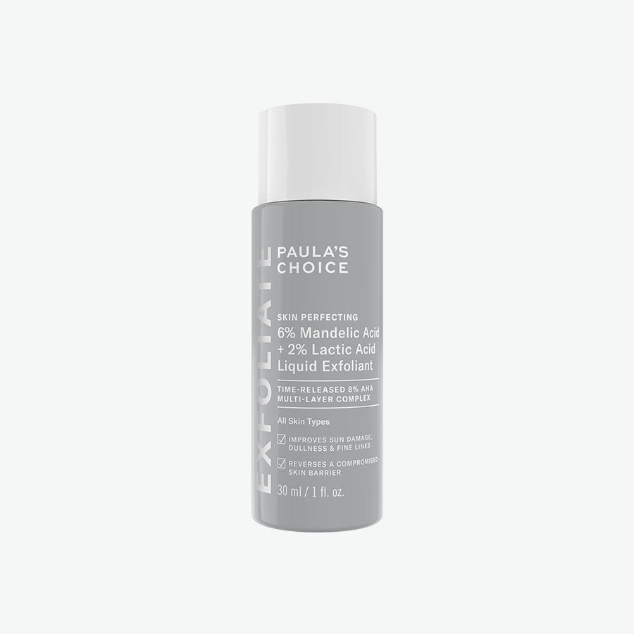 Paula’s Choice 6% Mandelic Acid + 2% Lactic Acid Liquid Exfoliant 30 ml  مقشر سائل يحتوي على 6% حمض الماندليك + 2% حمض اللاكتيك