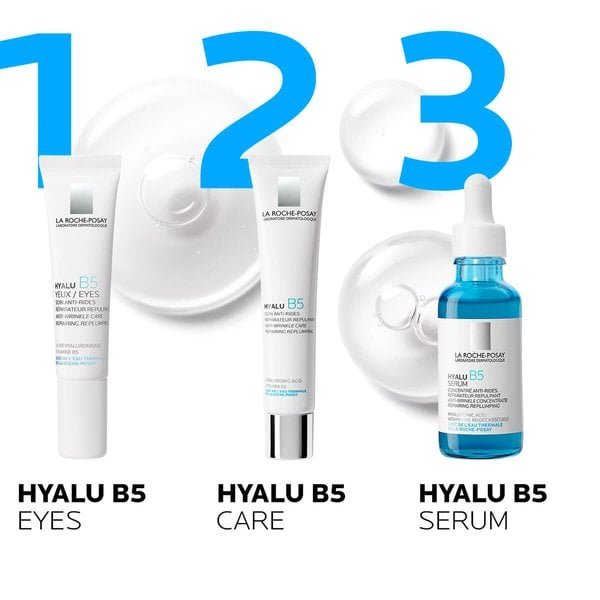 La Roche Posay HYALU B5  SÉRUM CONCENTRÉ 30 ML  لاروش بوزاي هيالورونيك B5 سيروم إصلاح بشرة الوجه