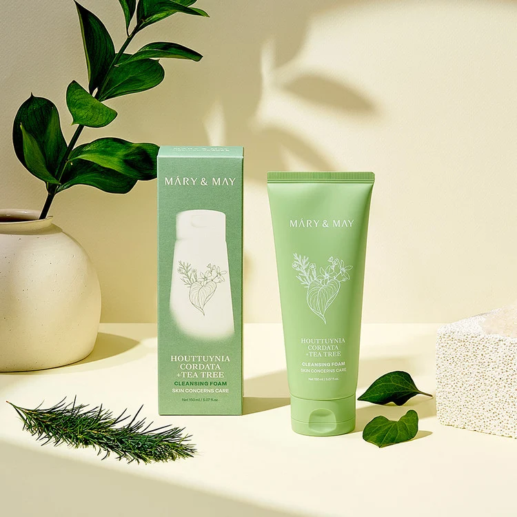 Mary&May Houttuynia Cordata+Tea Tree Cleansing Foam