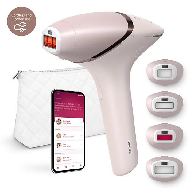 PHILIPS Lumea IPL 9000 Series Épilateur à lumière pulsée avec SenseIQ