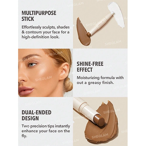 SHEGLAM Color & Sculpt Stick كونتور شيجلام ستيك مزدوج
