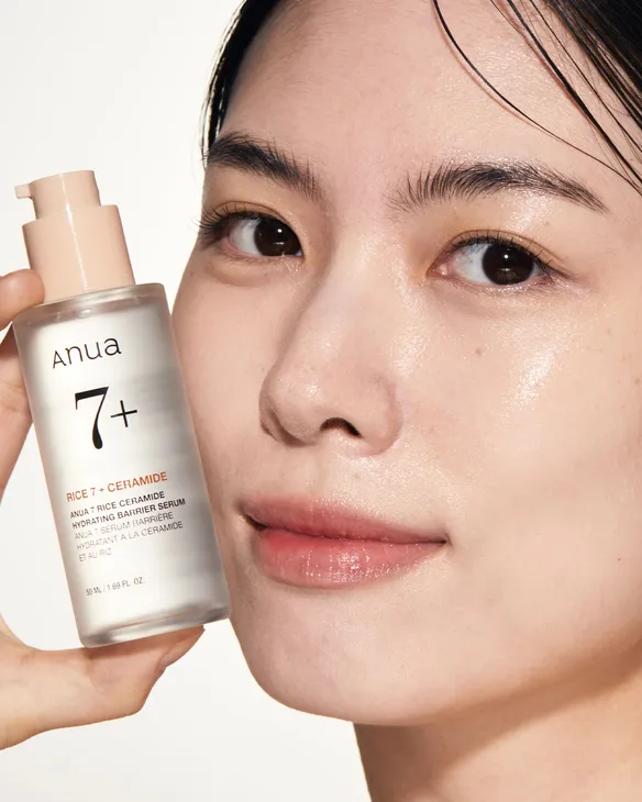 سيروم +7 بخلاصة الأرز والسيراميد لحاجز البشرة من انوا | ANUA 7+ Rice Ceramide Hydrating Barrier Serum