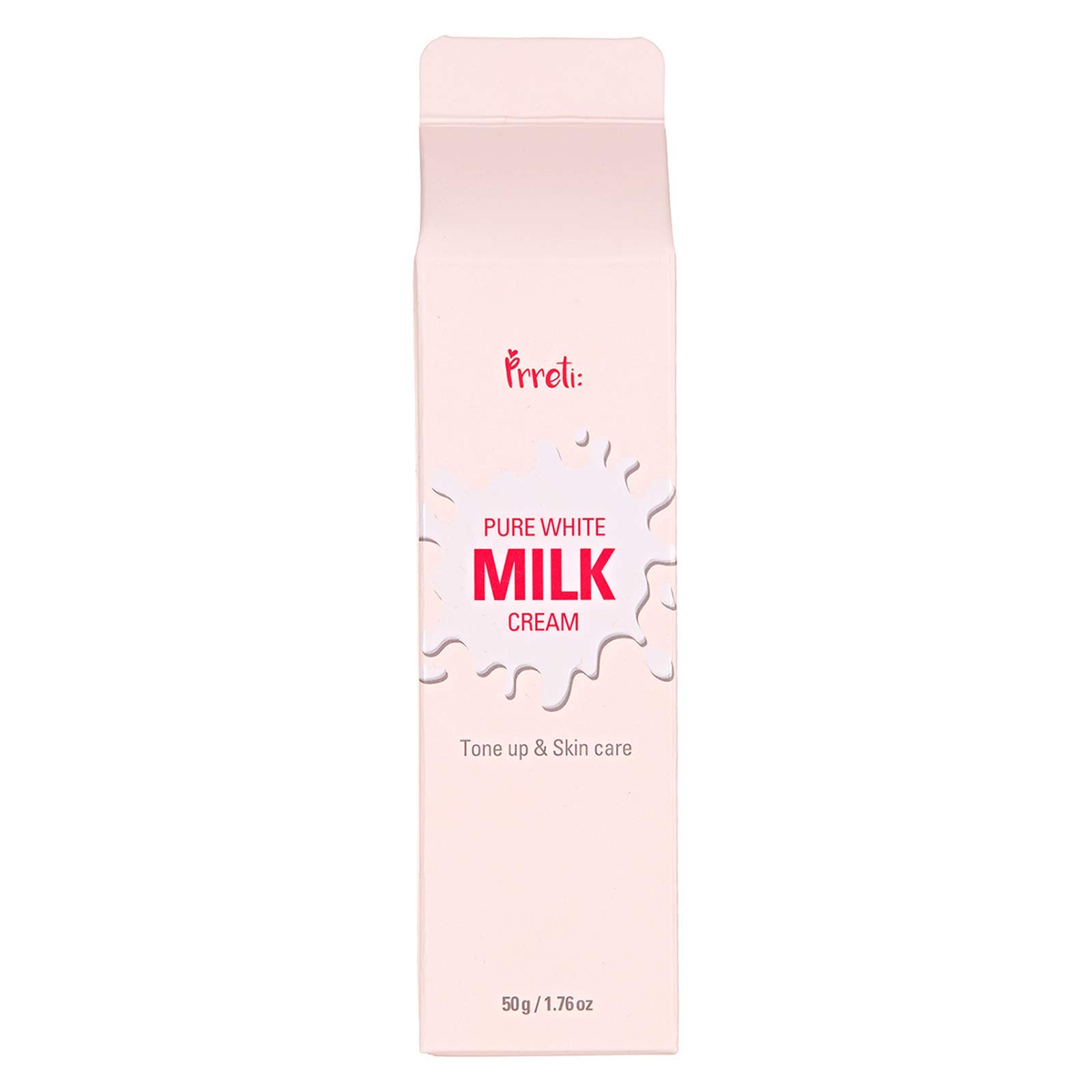 Prreti Pure White Milk Cream 50g  كريم التفتيح الفوري بيور وايت ميلك من بريتي – 50جم