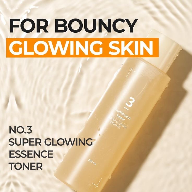 Numbuzin No. 3 Super Glowing Essence Toner تونر النضارة والاشراقه الخارق