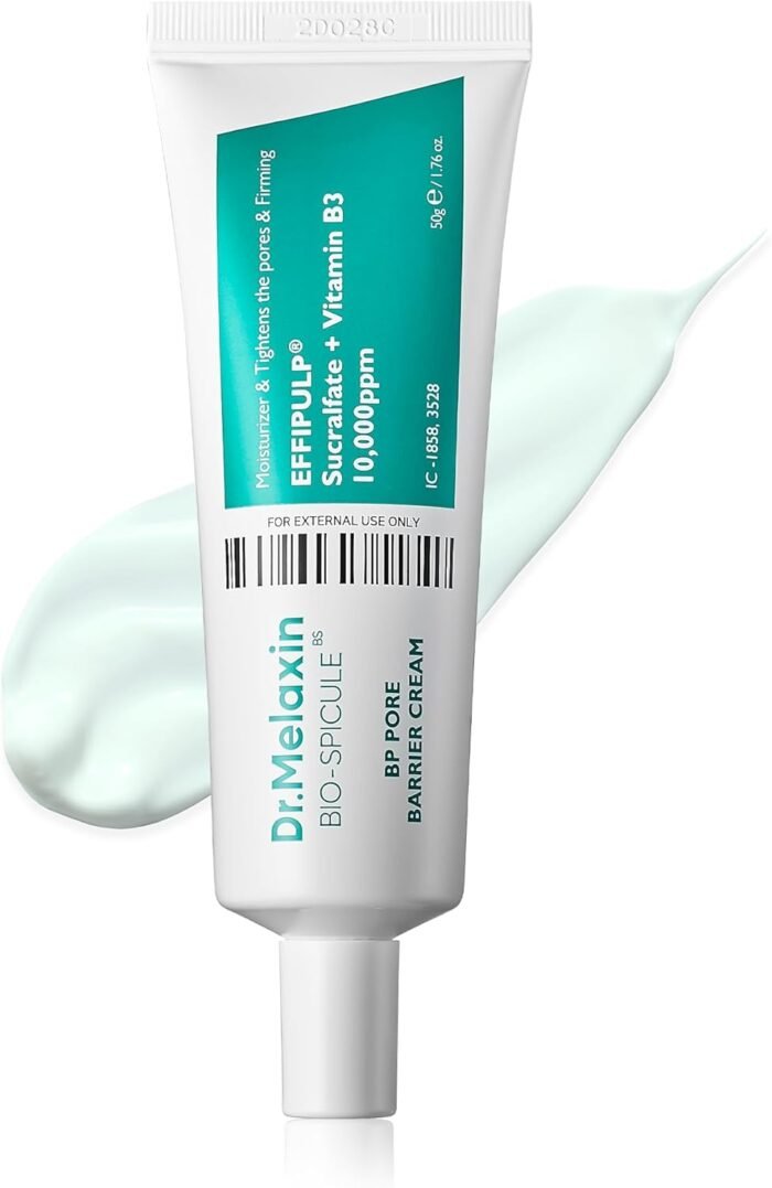 Dr.Melaxin BP Barrier Cream 50g, 1.76 oz. | Bio spicule Stimulating Pore Roots, Pore Tightening, Provision of skin elasticity