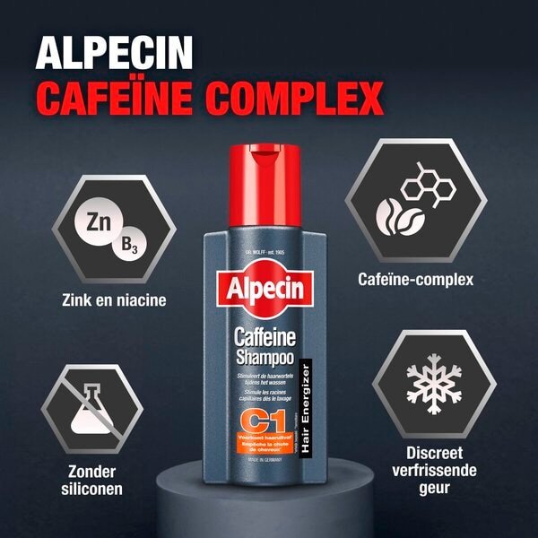 Alpecin Caféine Shampooing C1 250 ml شامبو الكافيين لمنع تساقط الشعر