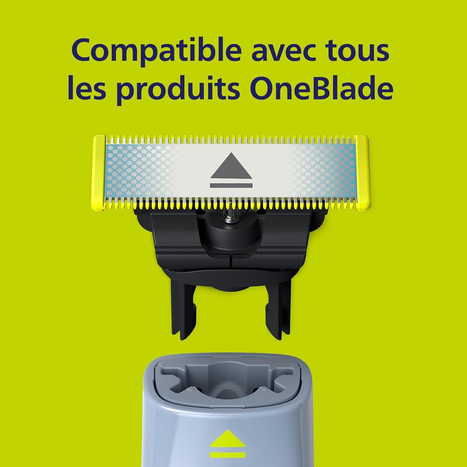 PHILIPS Philips OneBlade Replacement Blades for Face/Body Kit (Pack of 2/Anti-Friction)