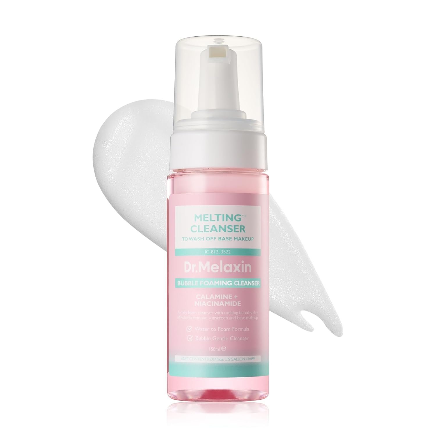 Dr.Melaxin Melting Cleanser – Hypoallergenic Makeup remover with Quick Bubble, Deep Pore Cleansing for all skin type, 150ml