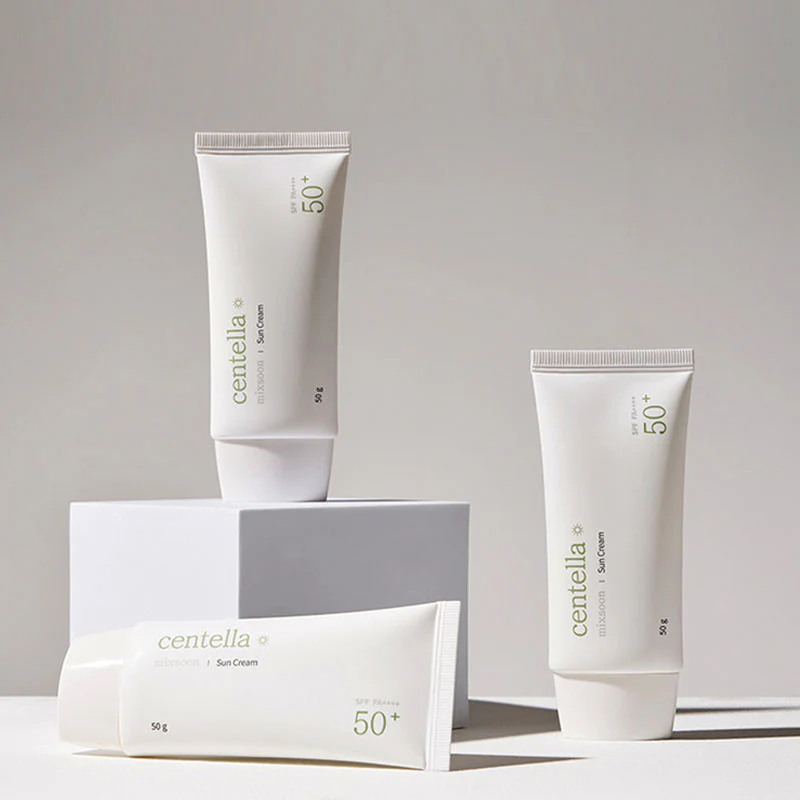 ++++MIXSOON Centella Crema Solar SPF 50+ PA كريم بخلاصة السنتيلا مع عامل حماية من الشمس 50+