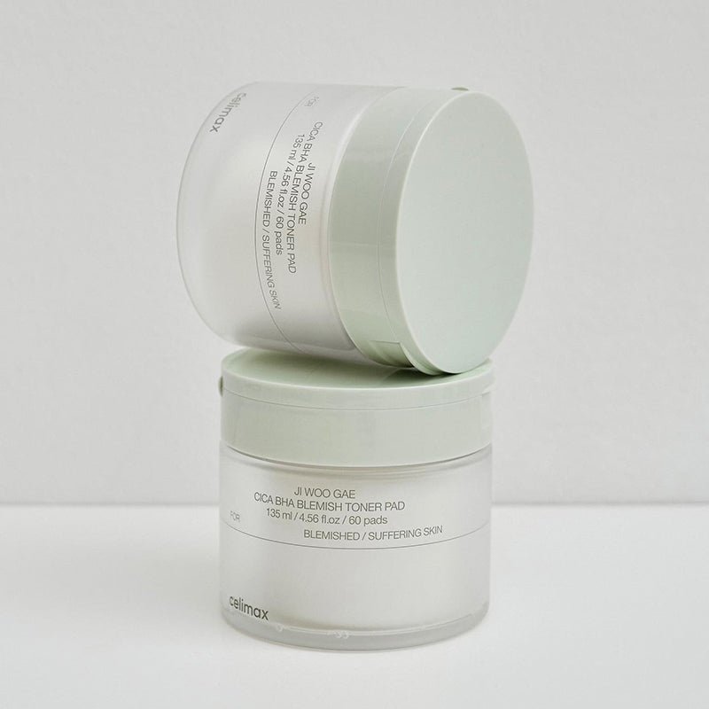 Celimax Ji Woo Gae Cica BHA Blemish Toner Pad 60 Pads