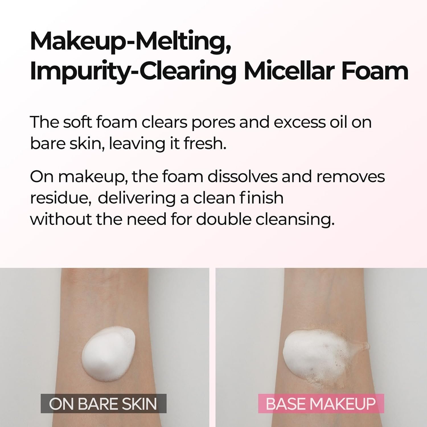 Dr.Melaxin Melting Cleanser – Hypoallergenic Makeup remover with Quick Bubble, Deep Pore Cleansing for all skin type, 150ml